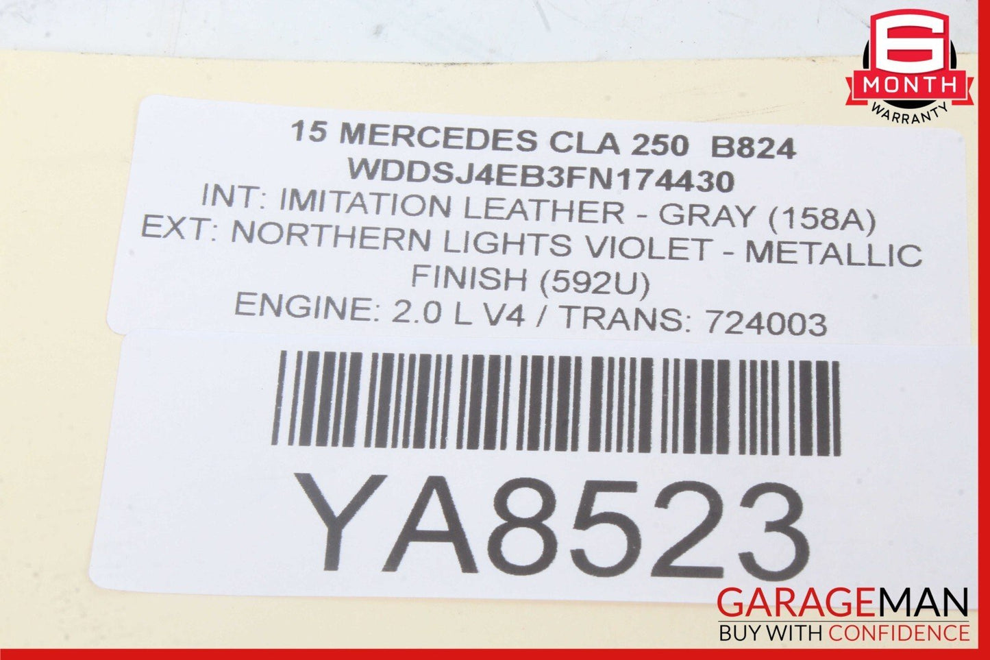 14-20 Mercedes W117 CLA250 Rear Left Driver Side Door Lock Latch Actuator OEM