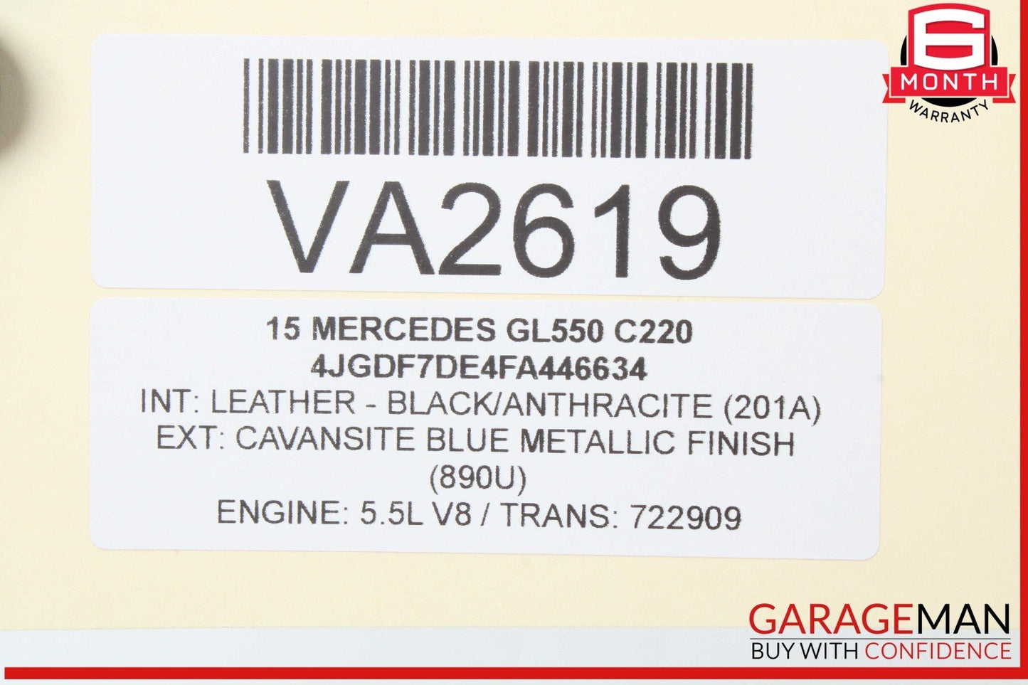 12-16 Mercedes X166 GL550 SLK350 Hand Parking Brake Control Module Unit OEM