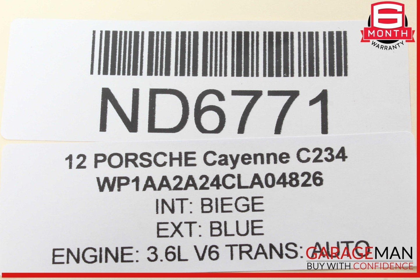 11-17 Porsche Cayenne 958 Rear Right or Left Side Door Control Module OEM