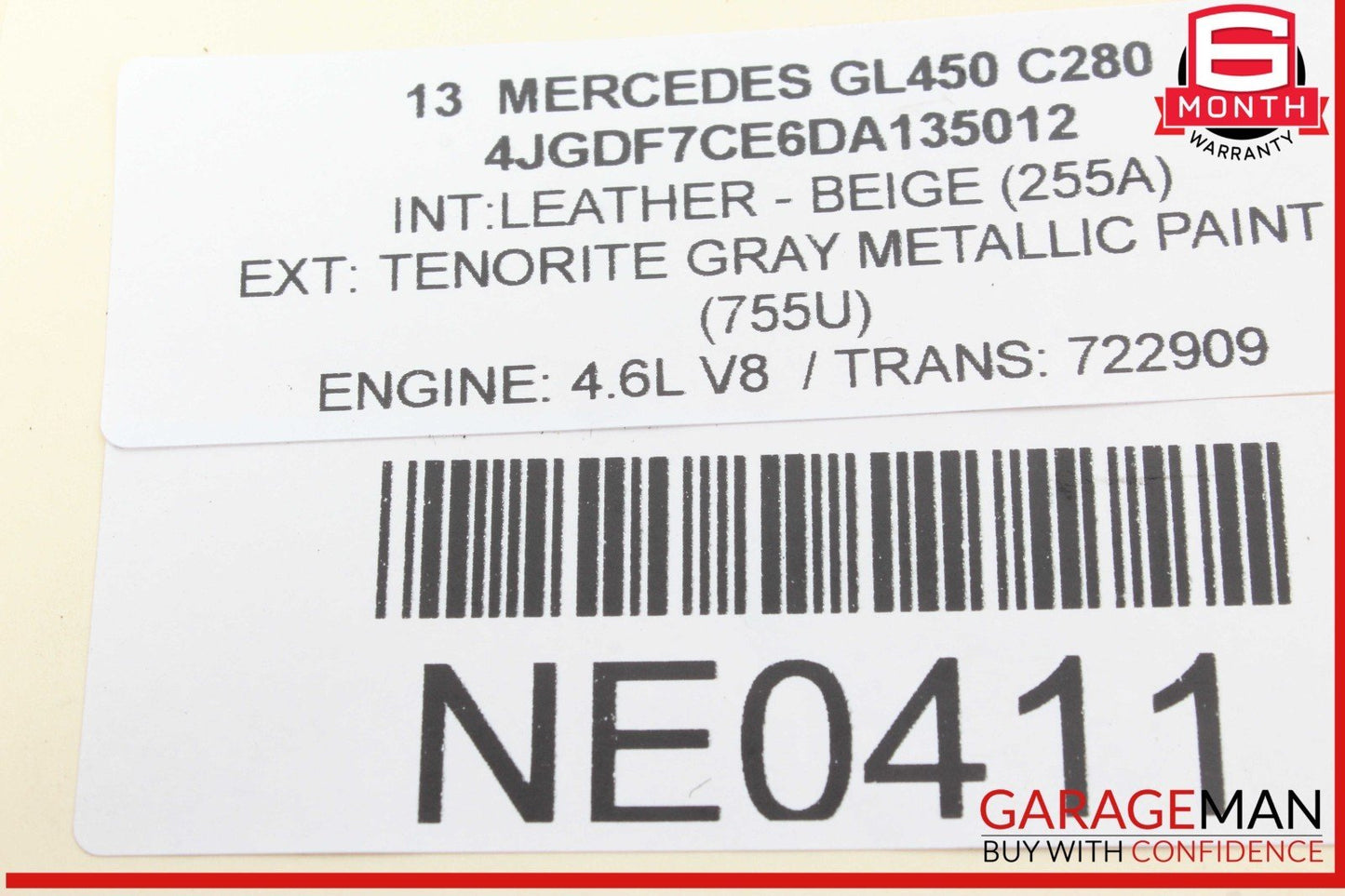 12-19 Mercedes X166 GL450 Front Left Driver Side Lower Control Arm OEM