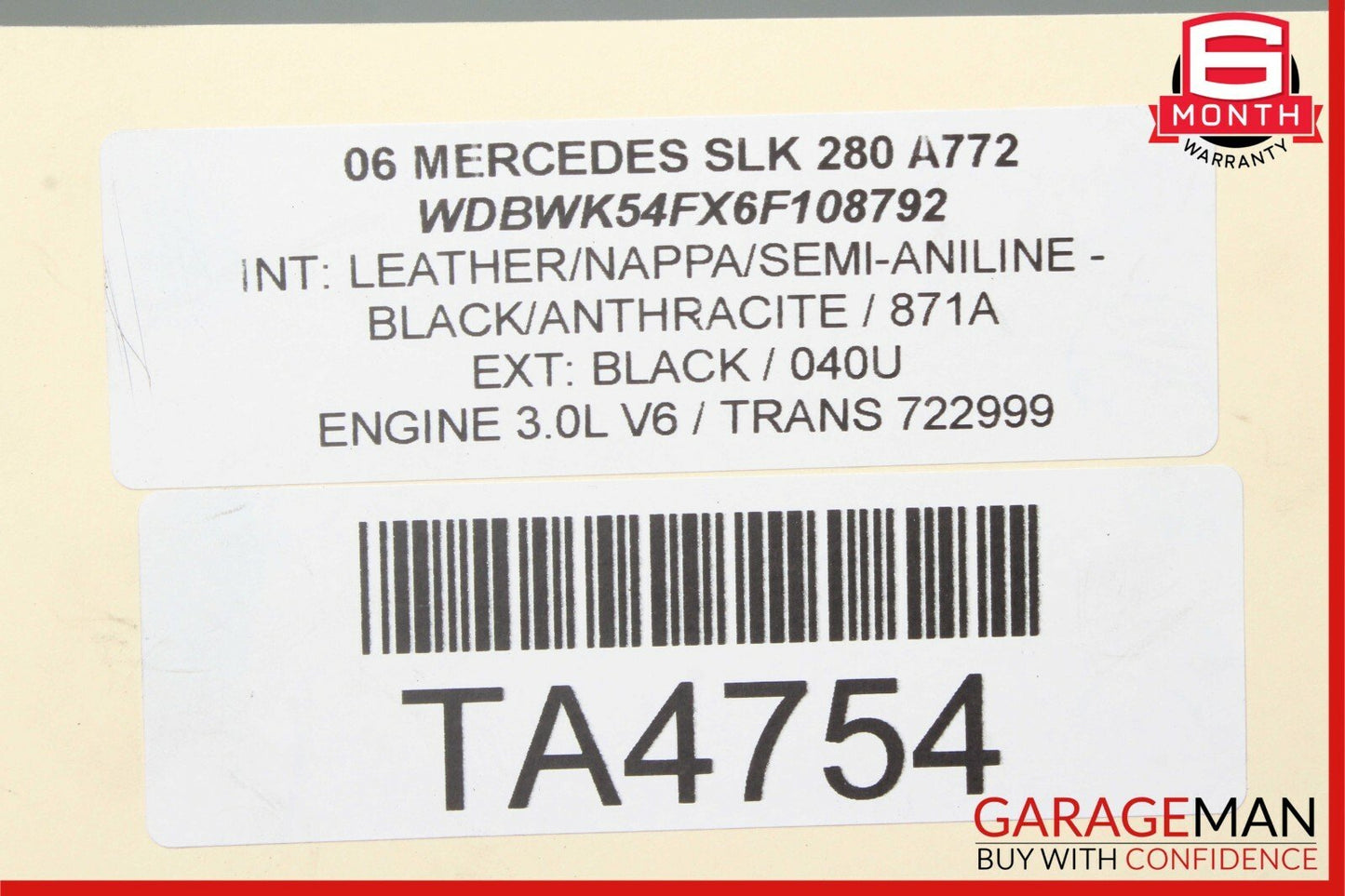 05-11 Mercedes R171 SLK280 SLK350 Front Right Side Spindle Knuckle Hub Bearing