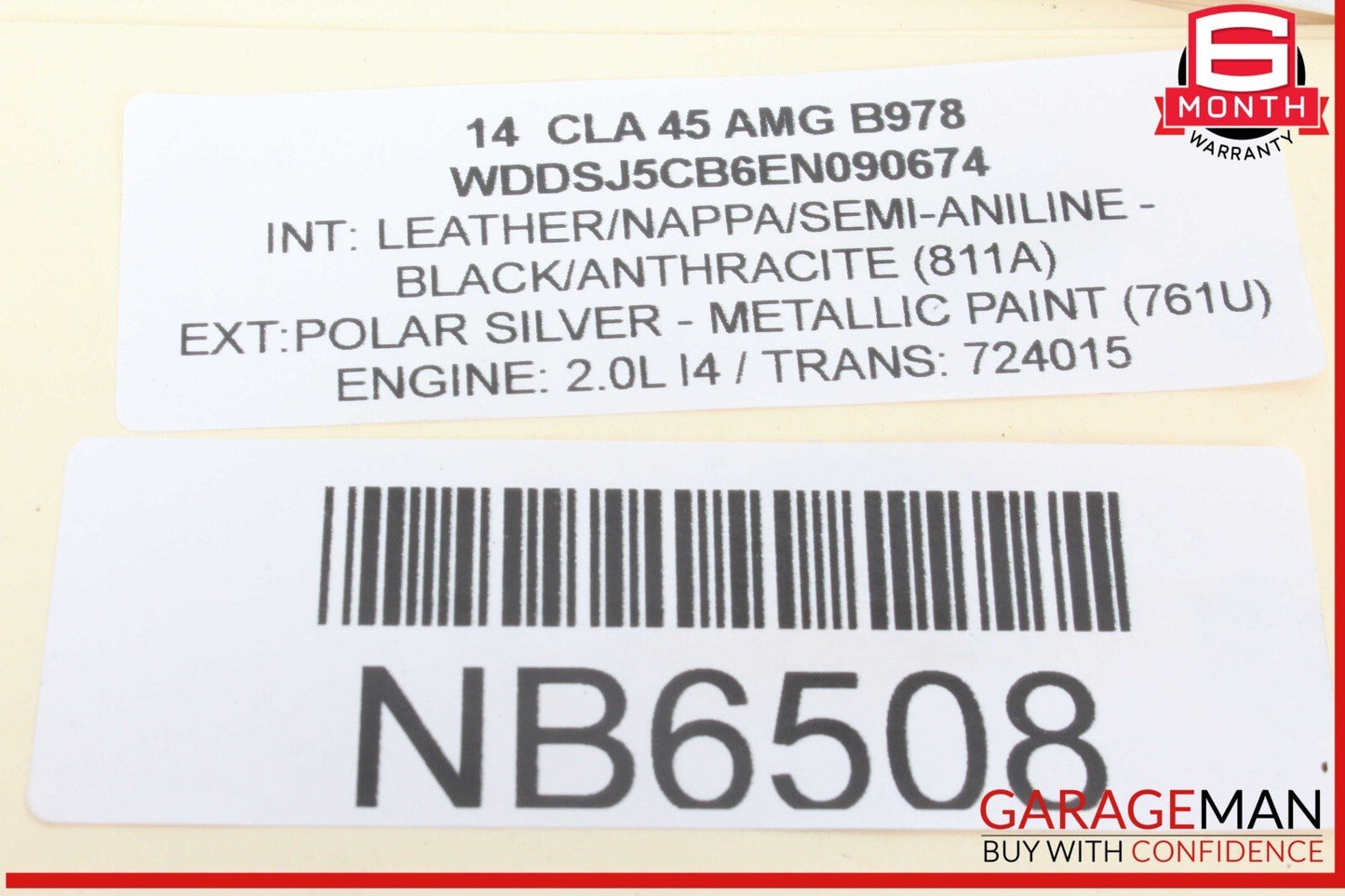 12-20 Mercedes W117 CLA 45 AMG SLK250 SLC300 Right Side Exterior Door Handle OEM