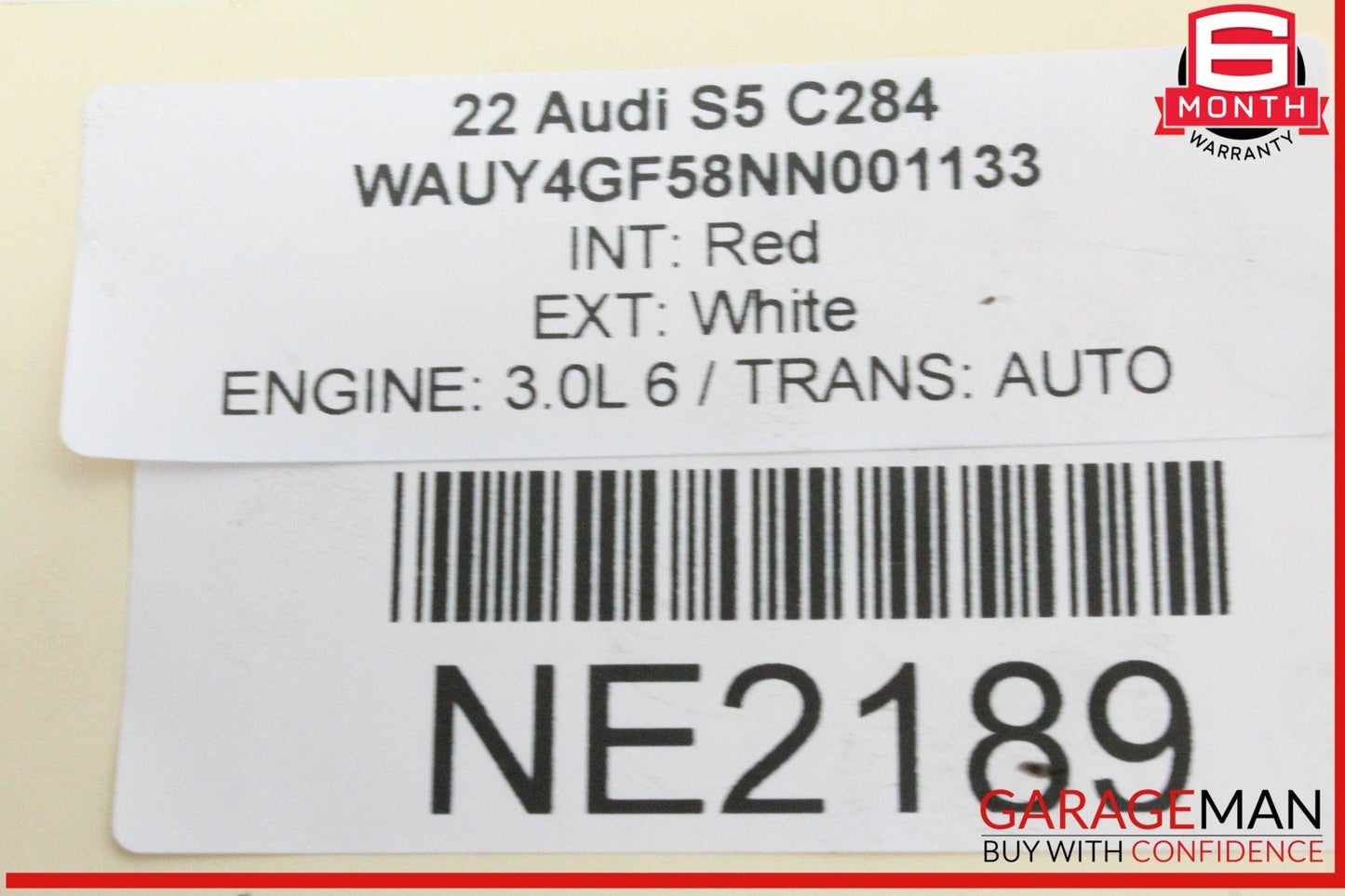 18-24 Audi S5 Rear Left or Rear Right Side Lower Forward Control Arm OEM