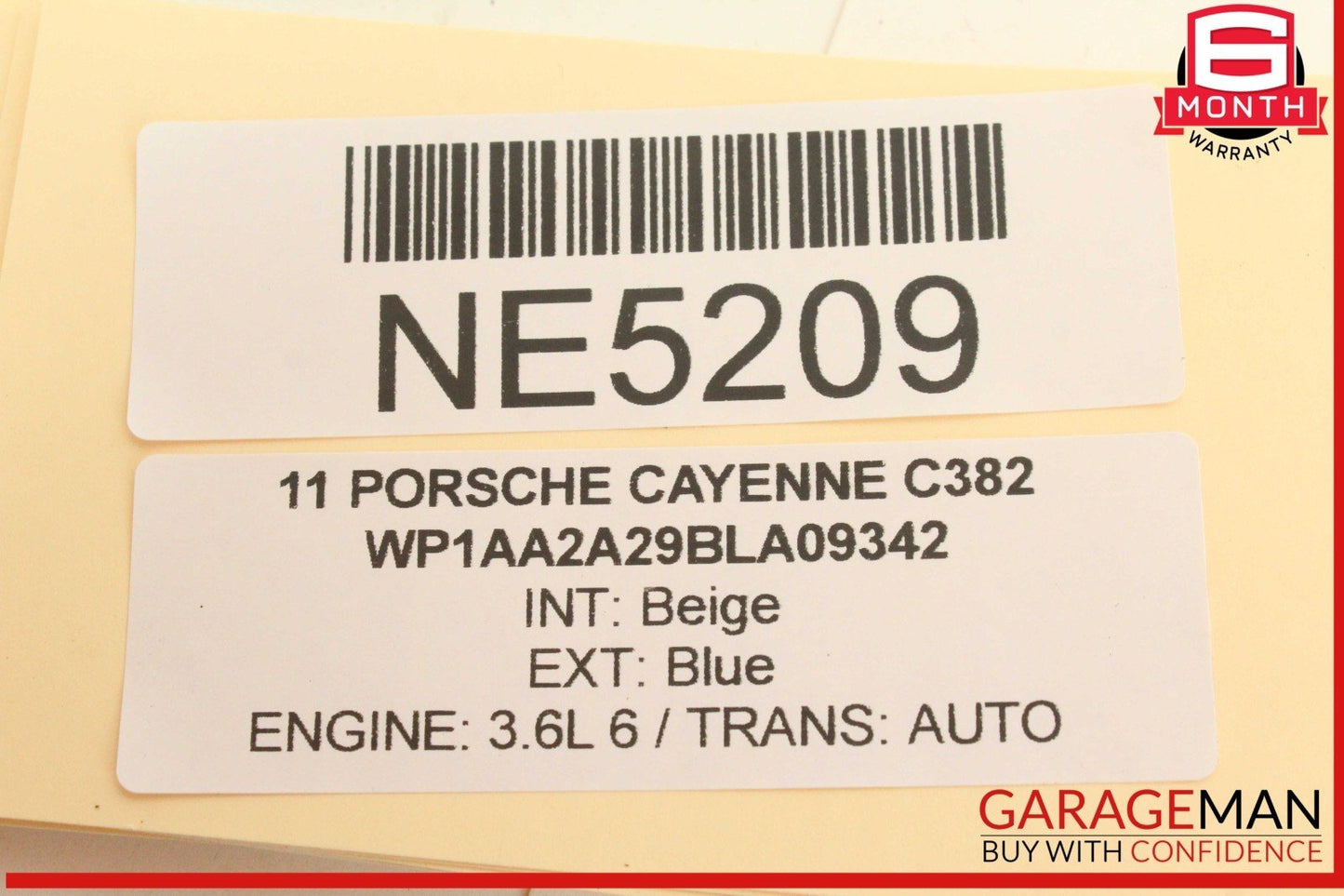 11-17 Porsche Cayenne 958 Rear Right or Left Side Door Control Module Unit OEM