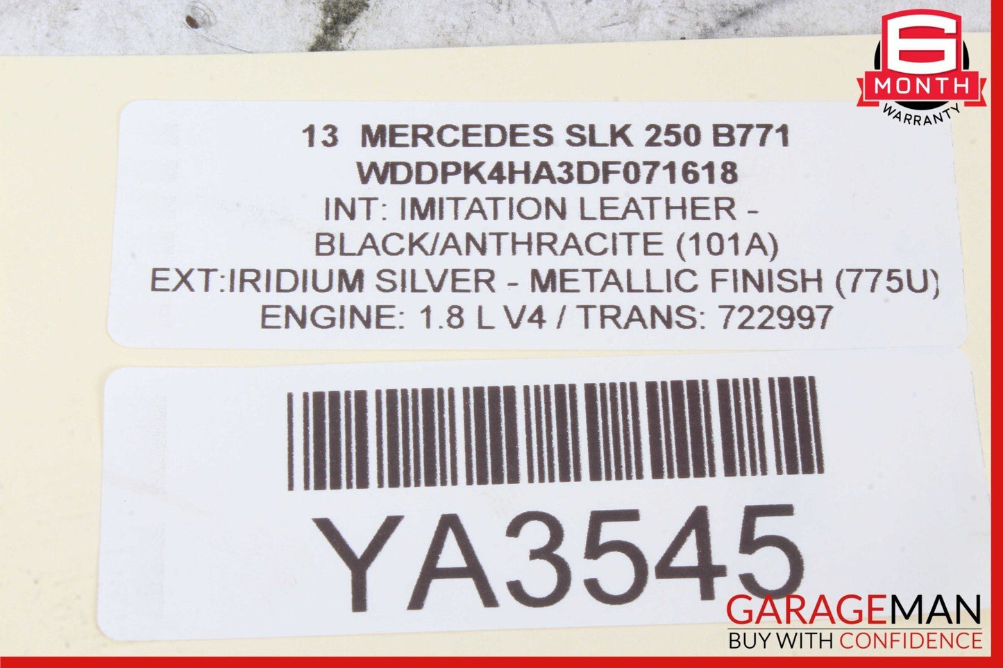 13-16 Mercedes R172 SLK250 SLK350 SLK300 AC A/C Heater Climate Controller Module