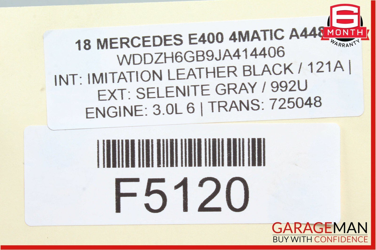 16-18 Mercedes W213 E300 E400 4Matic Engine Water Radiator Coolant Pipe Hose OEM