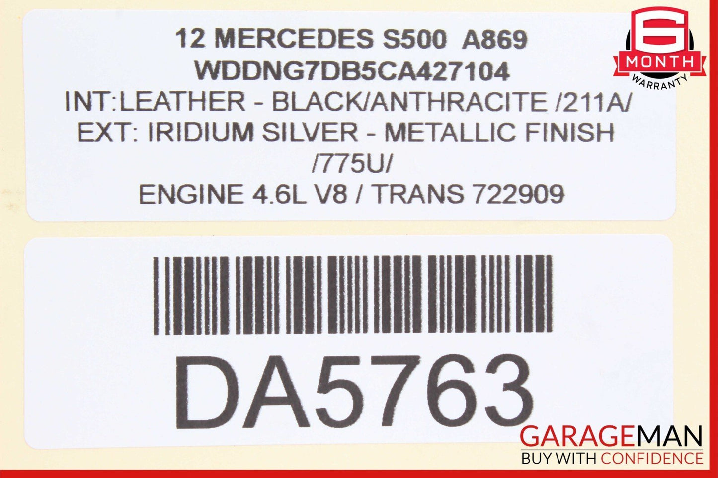 10-16 Mercedes W221 S500 SLK350 E350 Front Active Lane Assist Camera OEM