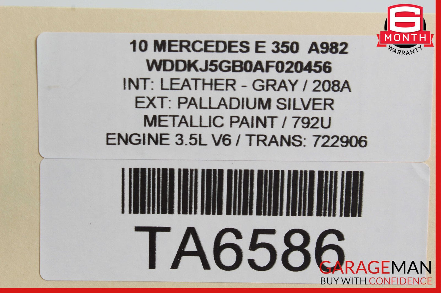 10-13 Mercedes W212 E350 CLS550 Parking Rear View Backup Back Up Camera OEM