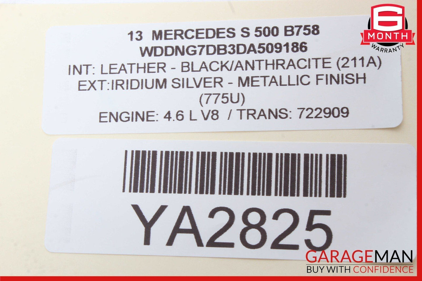 07-13 Mercedes W221 S550 S63 Rear Center Console AC A/C Air Vent Trim Wood