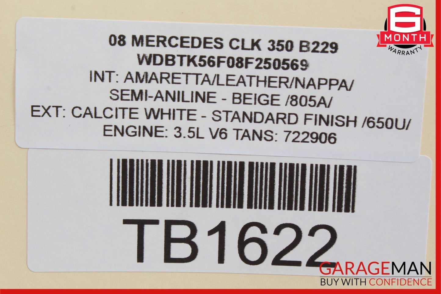 03-09 Mercedes W209 CLK350 CLK500 Rear Shock Absorber Coil Spring Set of 2 Pc