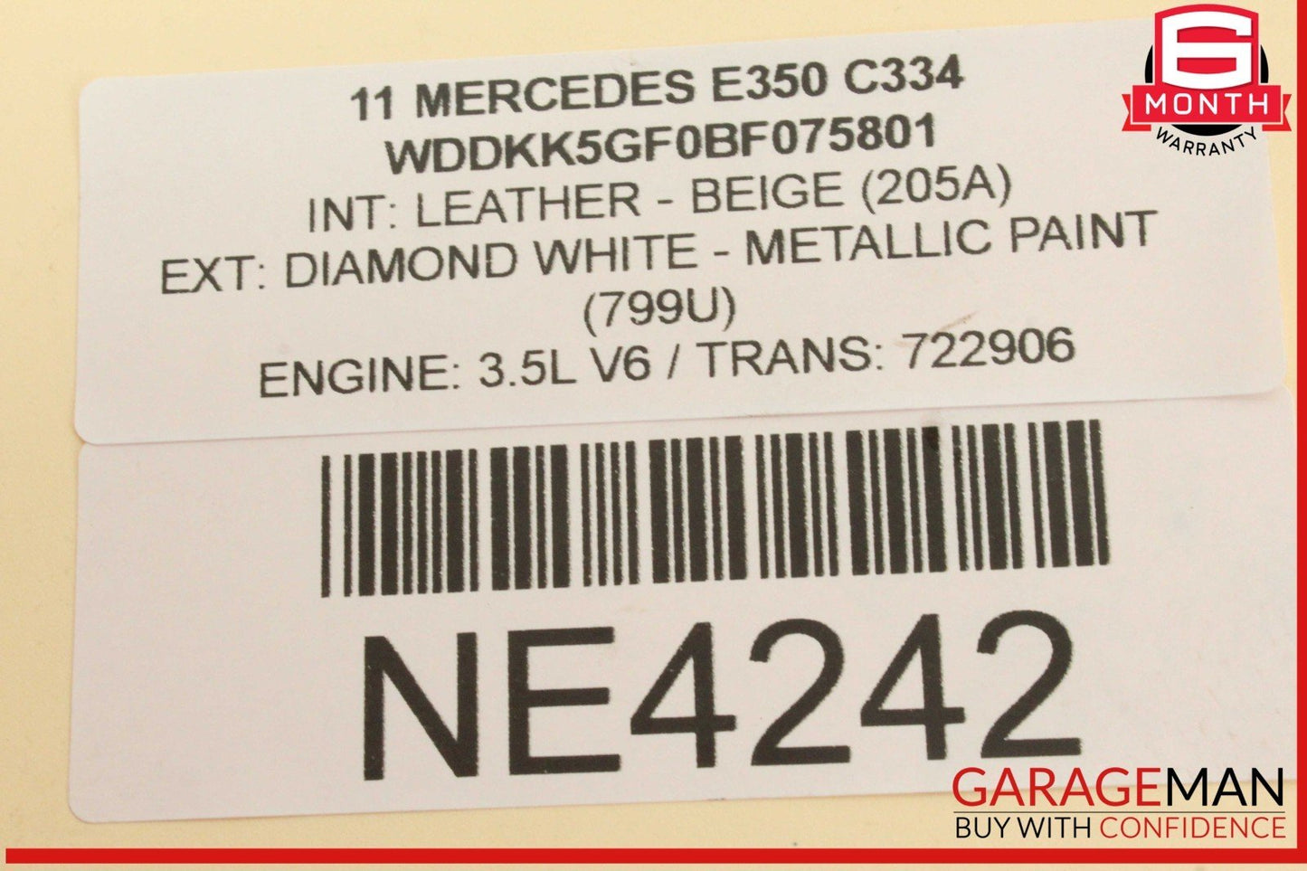 08-14 Mercedes W212 E350 Power Steering Pump Reservoir Assembly 0054669501 OEM