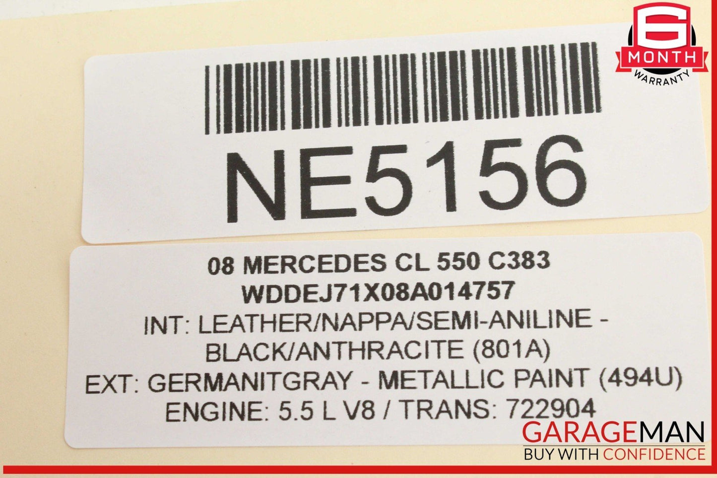 07-13 Mercedes W216 CL550 AC A/C Heater Control Module Unit 2218704192 OEM