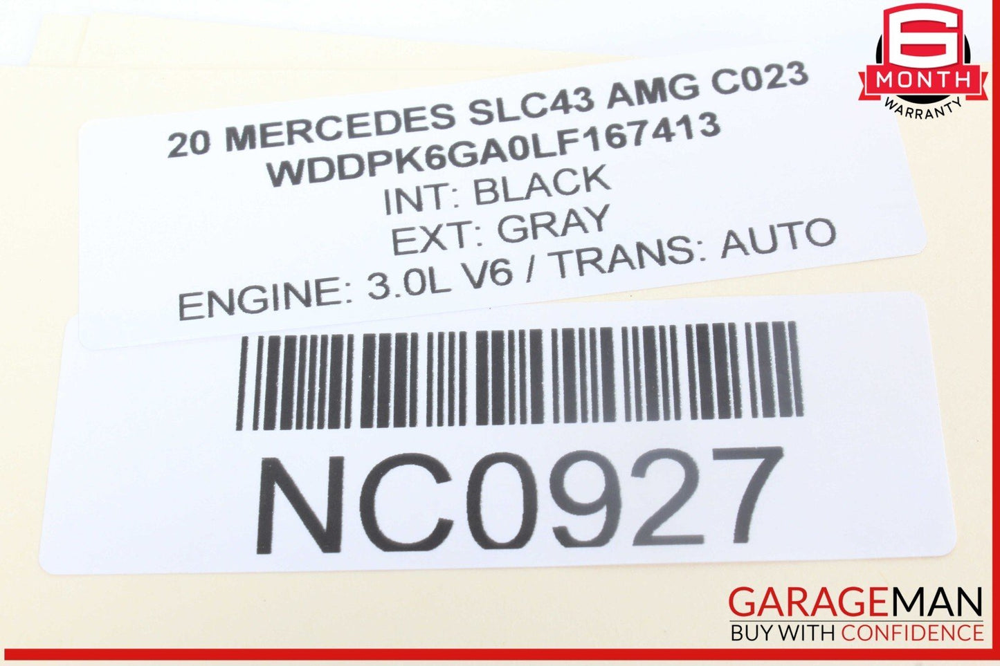 12-20 Mercedes R172 SLC43 AMG SLC300 Front Dashboard A/C Air Vent Grille Trim