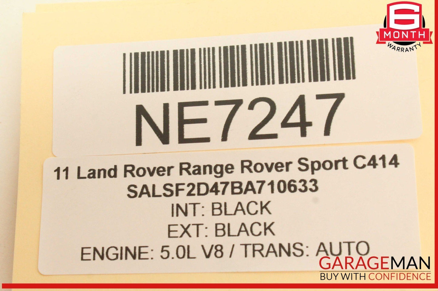 10-13 Land Rover Range Rover Sport Rear Left Side Door Lock Latch Actuator