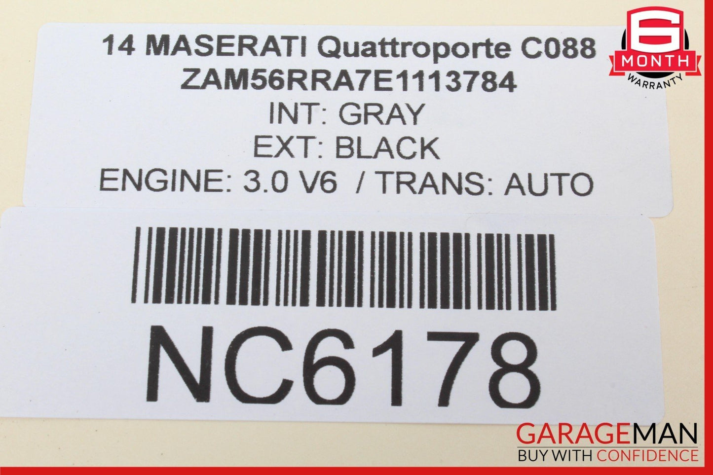 14-17 Maserati Quattroporte Rear Left Driver Side Door Lock Latch Actuator