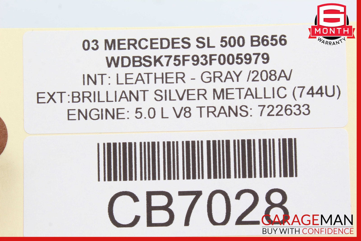 03-12 Mercedes R230 SL500 SL55 AMG Front Left SAM Fuse Box Control Module OEM