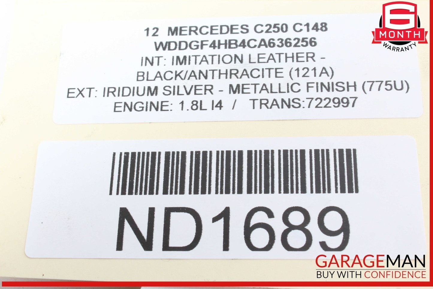 12-15 Mercedes W204 C250 SLK250 M271 Engine Oil Filter Housing 2711801210 OEM