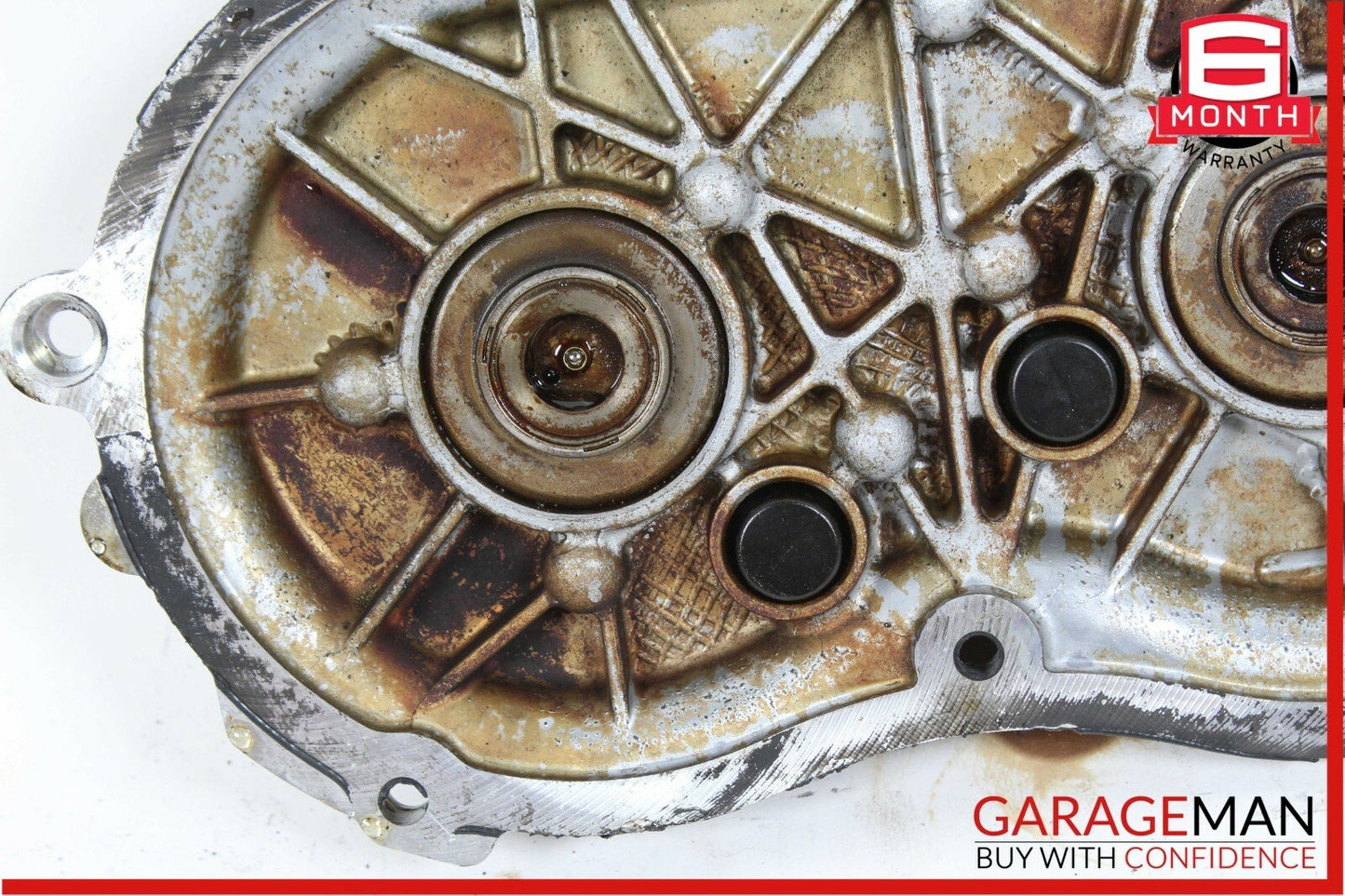 06-10 Mercedes E350 R350 S550 Front Right Side Engine Timing Chain Cover Plate