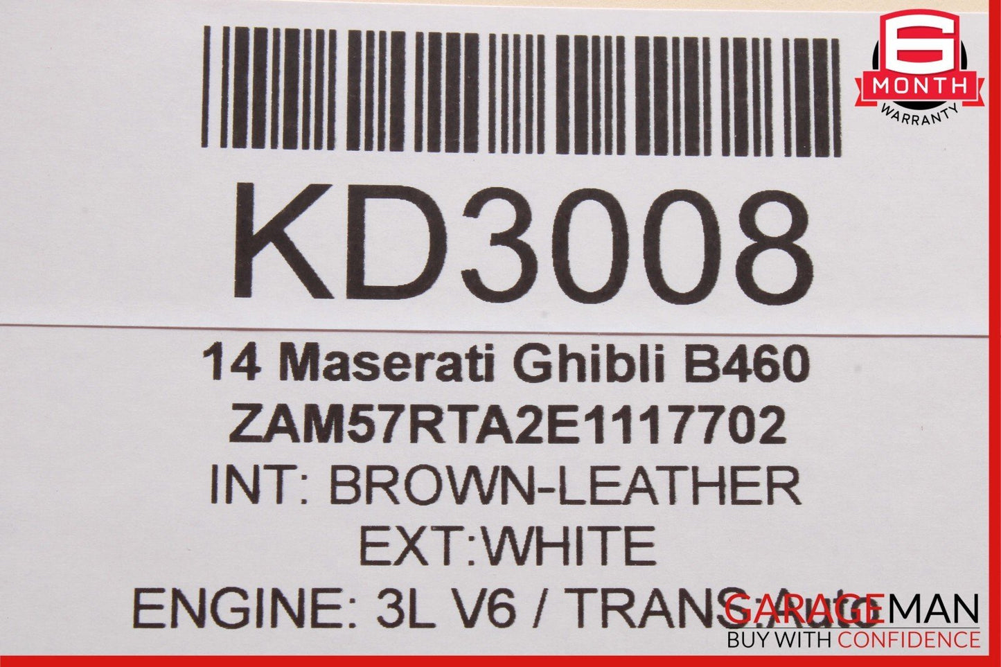 14-17 Maserati Ghibli Front Right Seat Lumbar Power Switch Control Module Unit