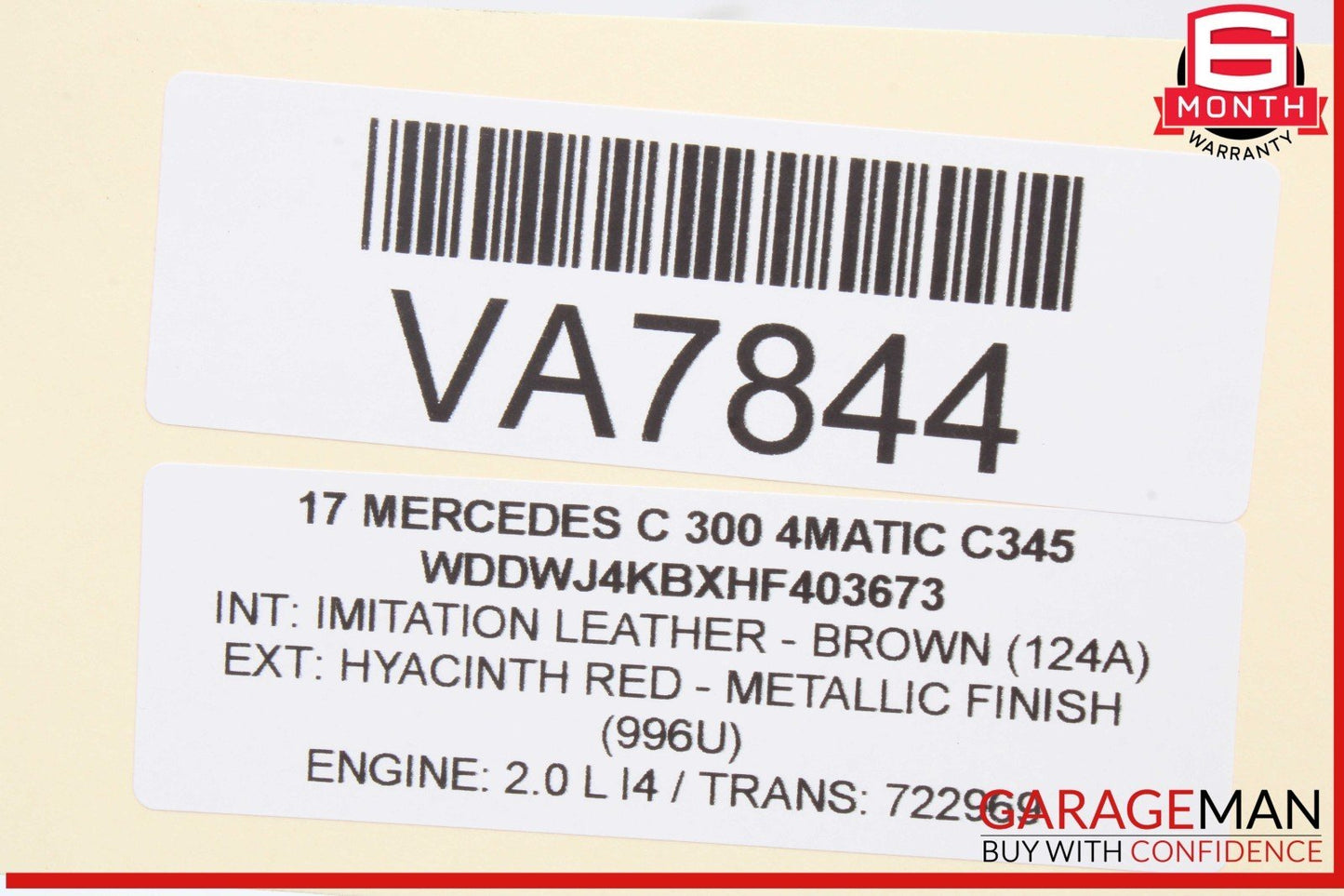 14-19 Mercedes W205 C300 4MATIC GLC350 Keyless Go Entry Control Module Unit OEM