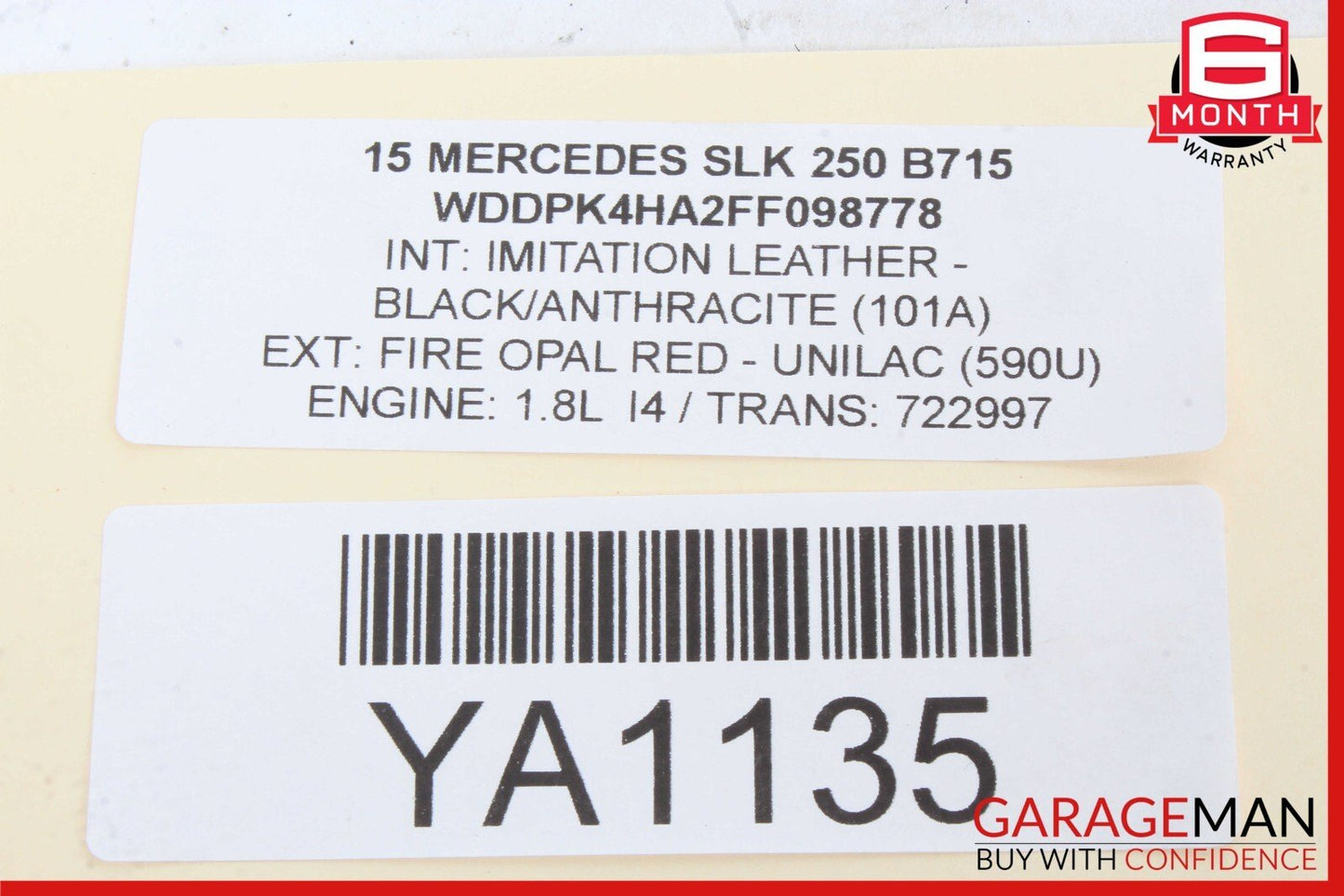 13-20 Mercedes R172 SLK250 SLC300 SLK350 AC A/C Heater Climate Control OEM