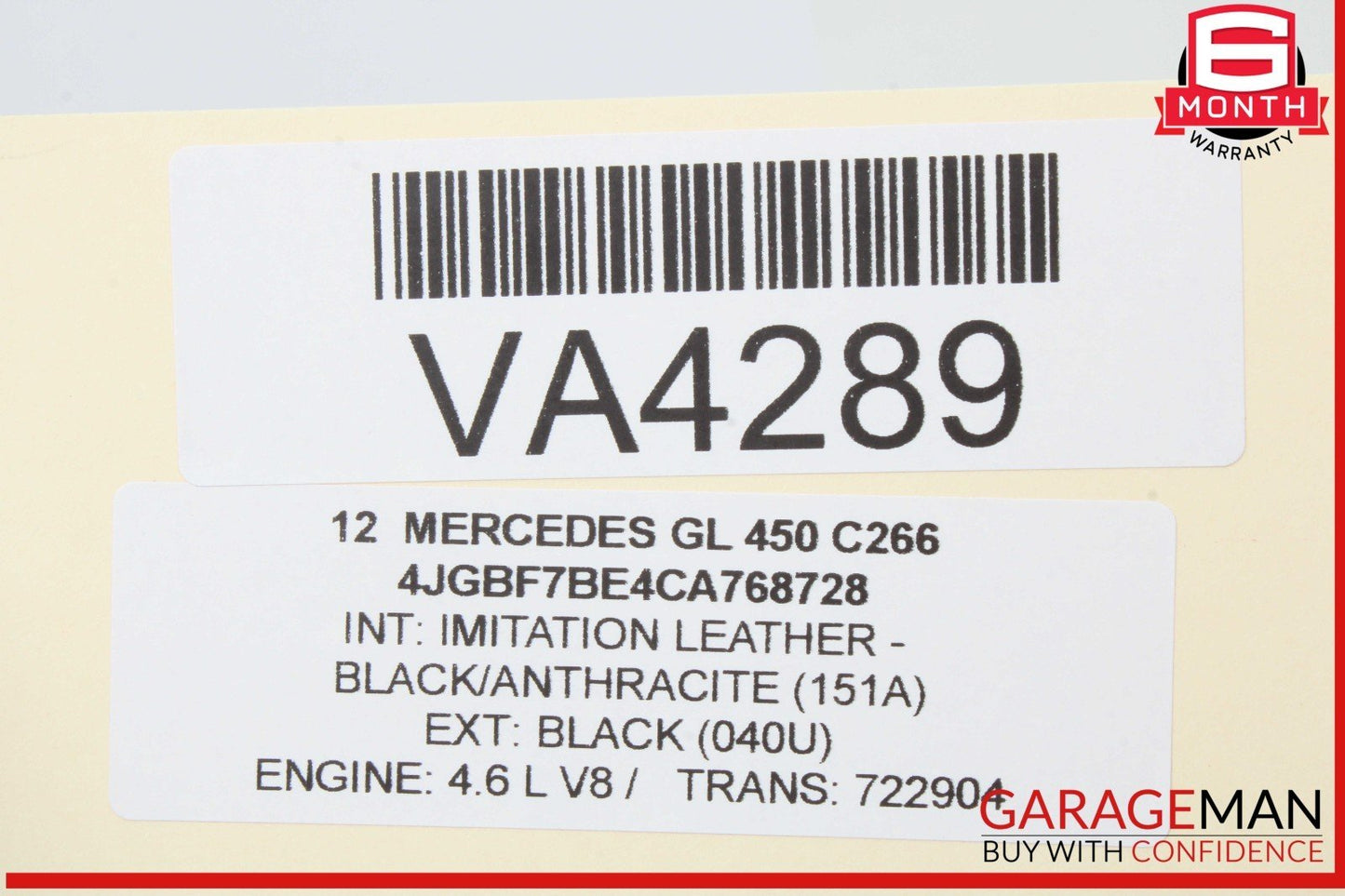 06-13 Mercedes X164 GL450 ML350 Front Left Driver Side Window Regulator Motor