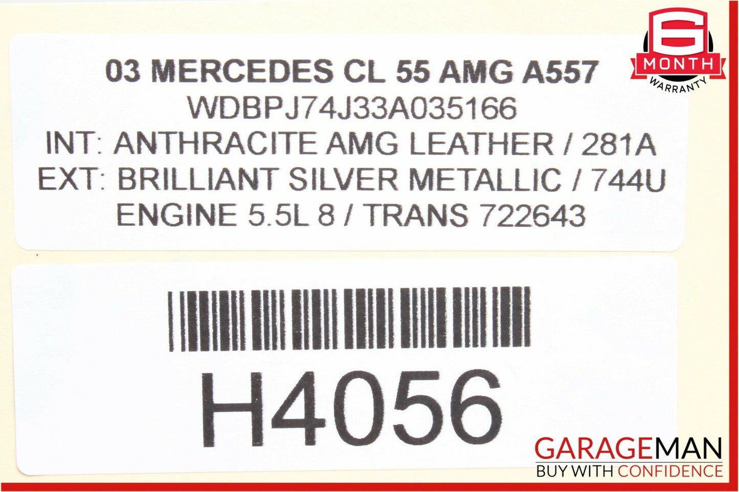 00-09 Mercedes CL55 AMG Front Left / Right Side Seat Control Valve Block Module