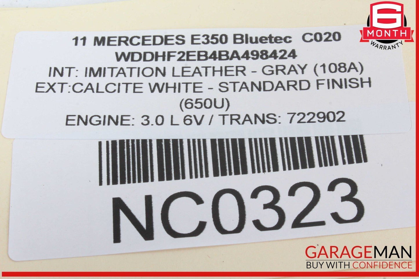 10-13 Mercedes W212 E350 Bluetec Front Left Dashboard Dash Airbag Air Bag OEM