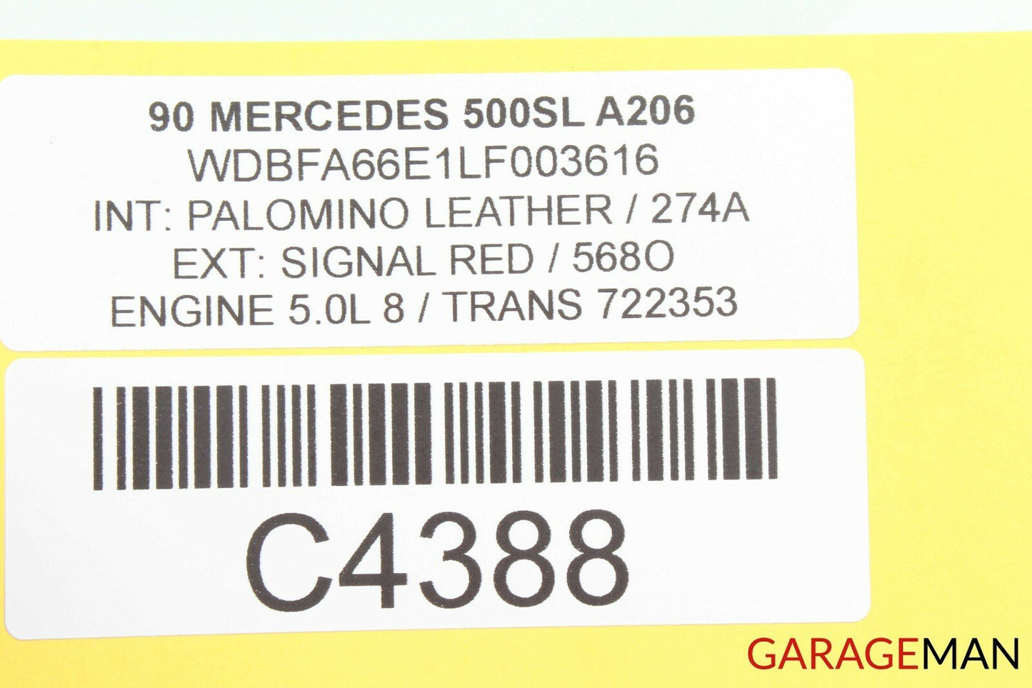 90-95 MERCEDES R129 500SL FLOOR SHIFTER GEAR SHIFT SELECTOR OEM