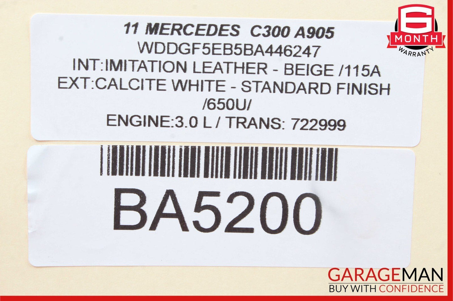 08-14 Mercedes W204 C300 C250 Front Right Passenger Side Door Controller Module