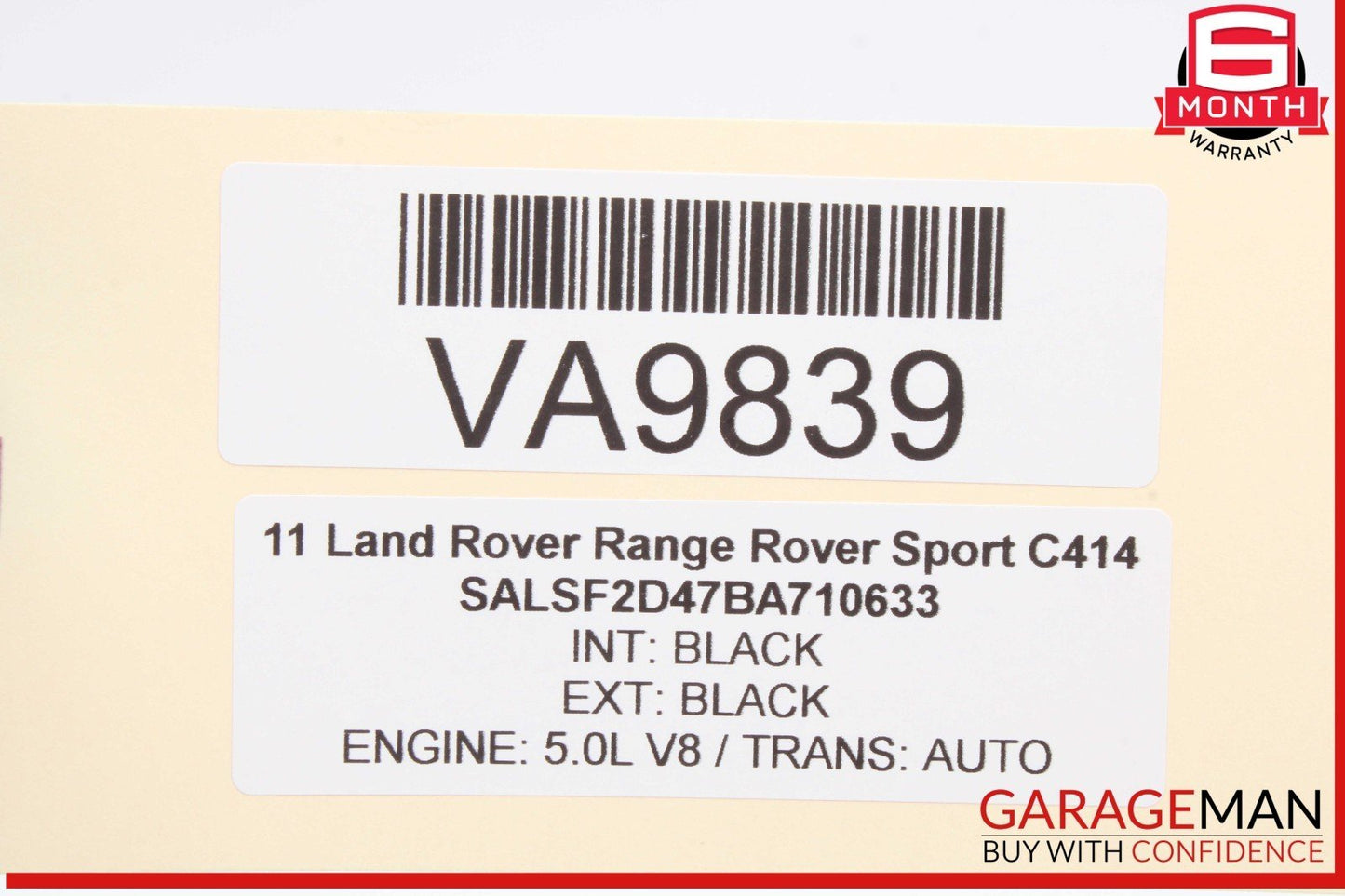 10-13 Land Rover Range Rover Sport Front Left Side Memory Seat Control Module