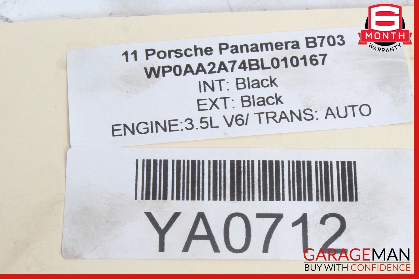 10-16 Porsche Panamera 970 Rear Right / Left Upper Suspension Control Arm OEM