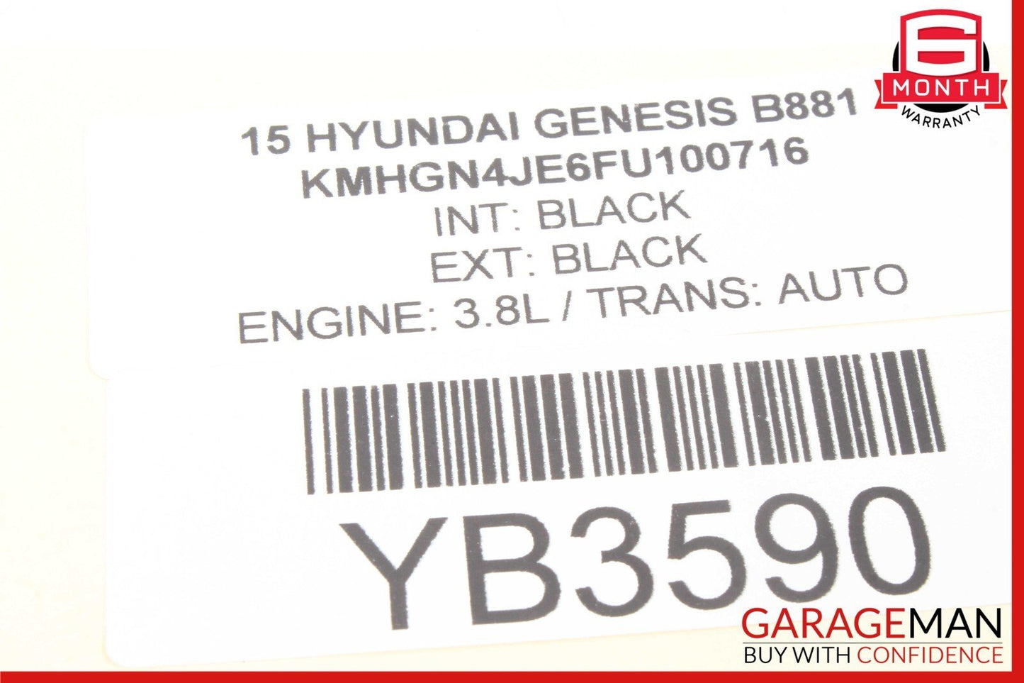 15-20 Hyundai Genesis G80 Rear Left Shelf Tweeter Speaker Lexicon OEM
