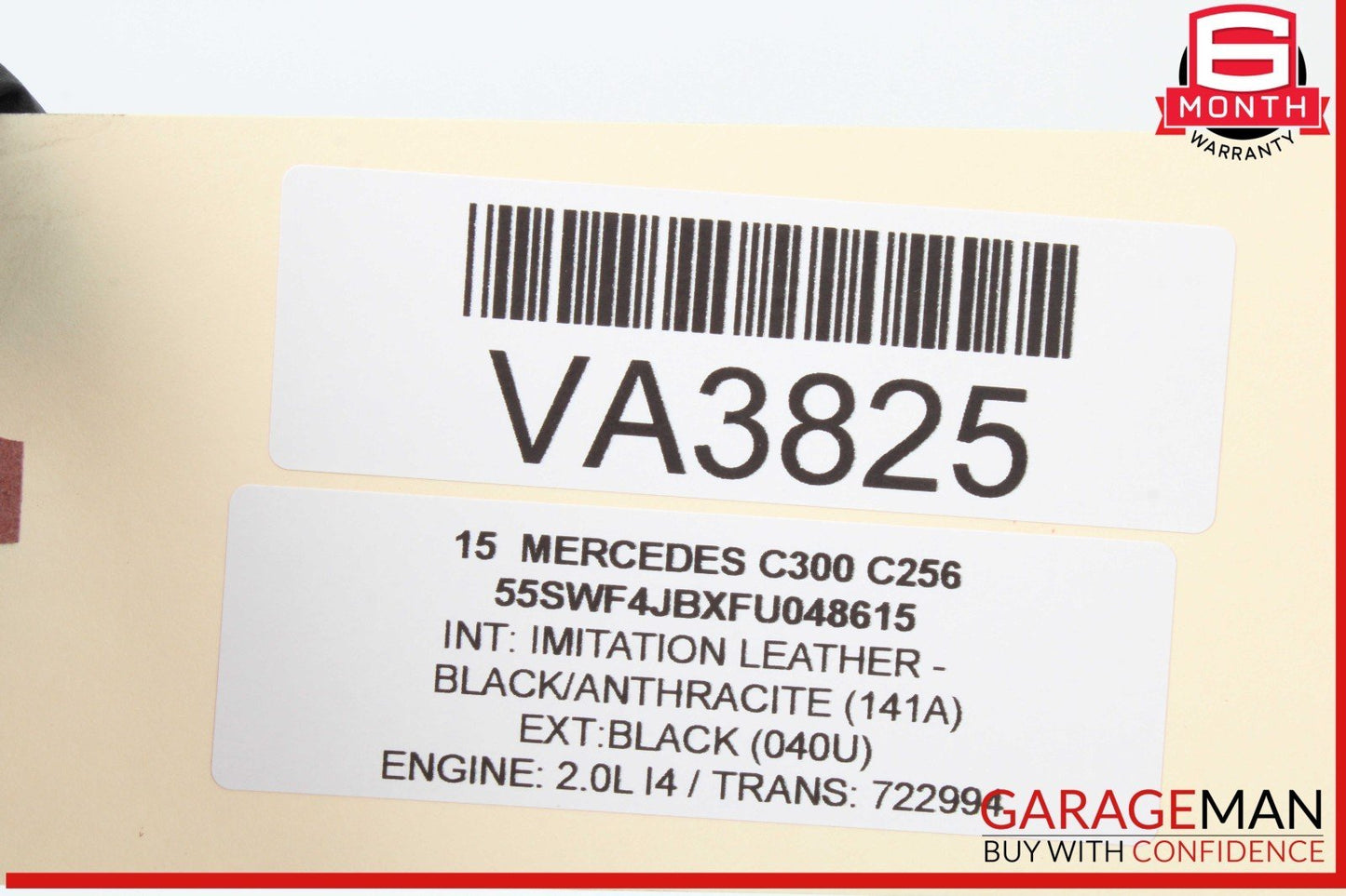 15-20 Mercedes W205 C300 C400 C350e Rear Right Door Lock Latch Actuator OEM