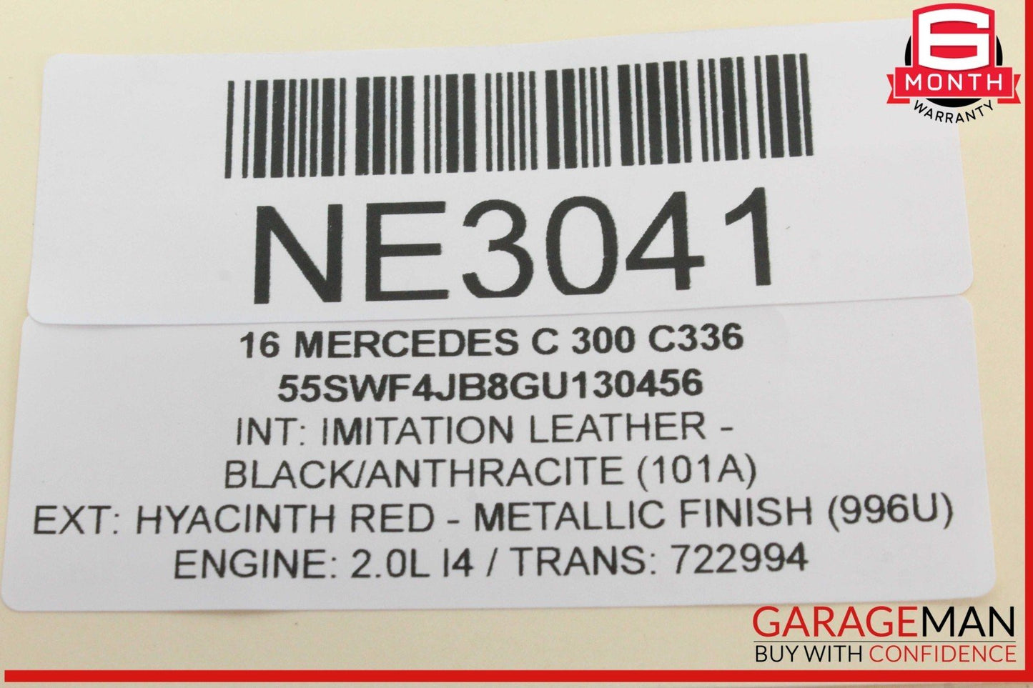 14-18 Mercedes W205 C300 CLA45 Rear Trunk Lid Lock Latch Actuator Mechanism