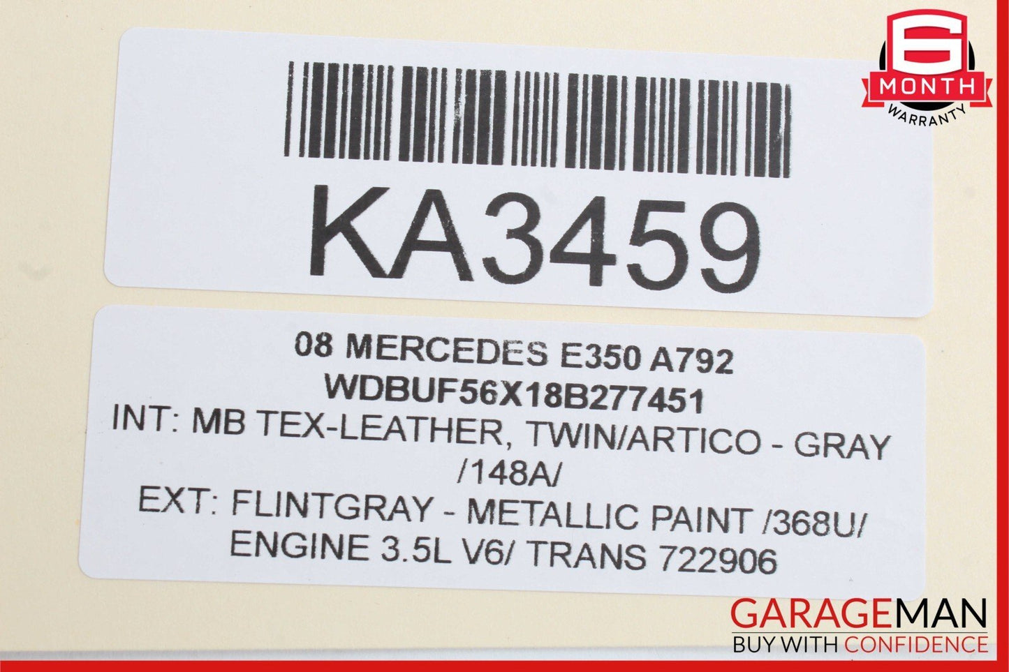 03-09 Mercedes W211 E500 E350 E63 Rear Right Side Door Lock Latch Actuator