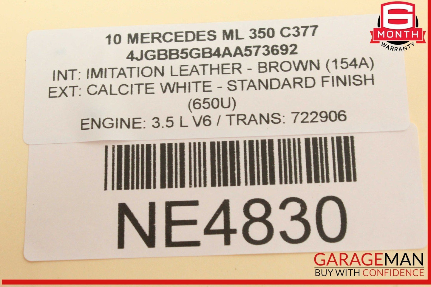 06-13 Mercedes W164 ML350 R350 Front Right Side Door Control Module Unit OEM