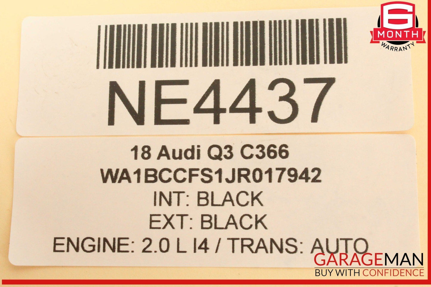15-18 Audi Q3 Rear Right or Left Side Upper Control Arm 5Q0505323C OEM