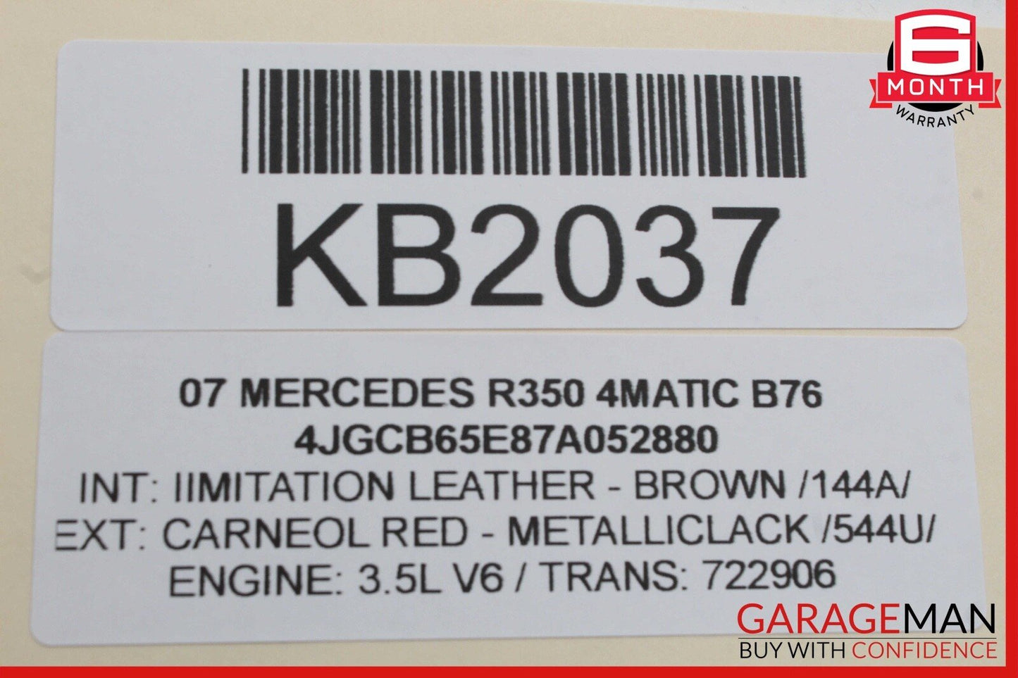 06-13 Mercedes W251 R350 4MATIC Rear Air Suspension Control Module 2515450216