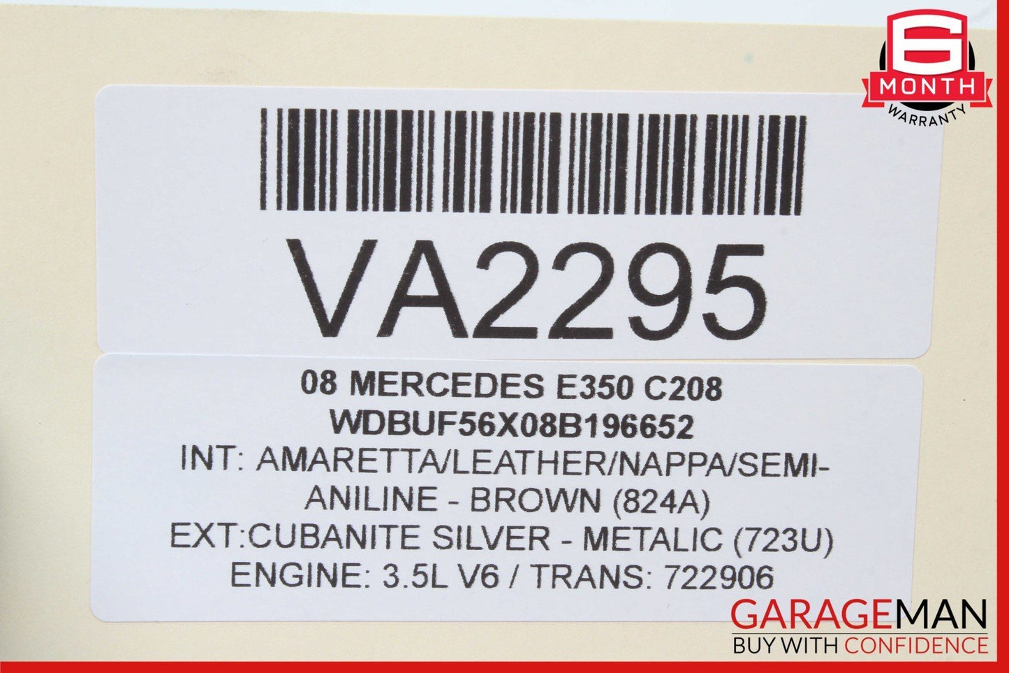 03-09 Mercedes W211 E350 E320 Front Left Driver Side Window Regulator Motor OEM