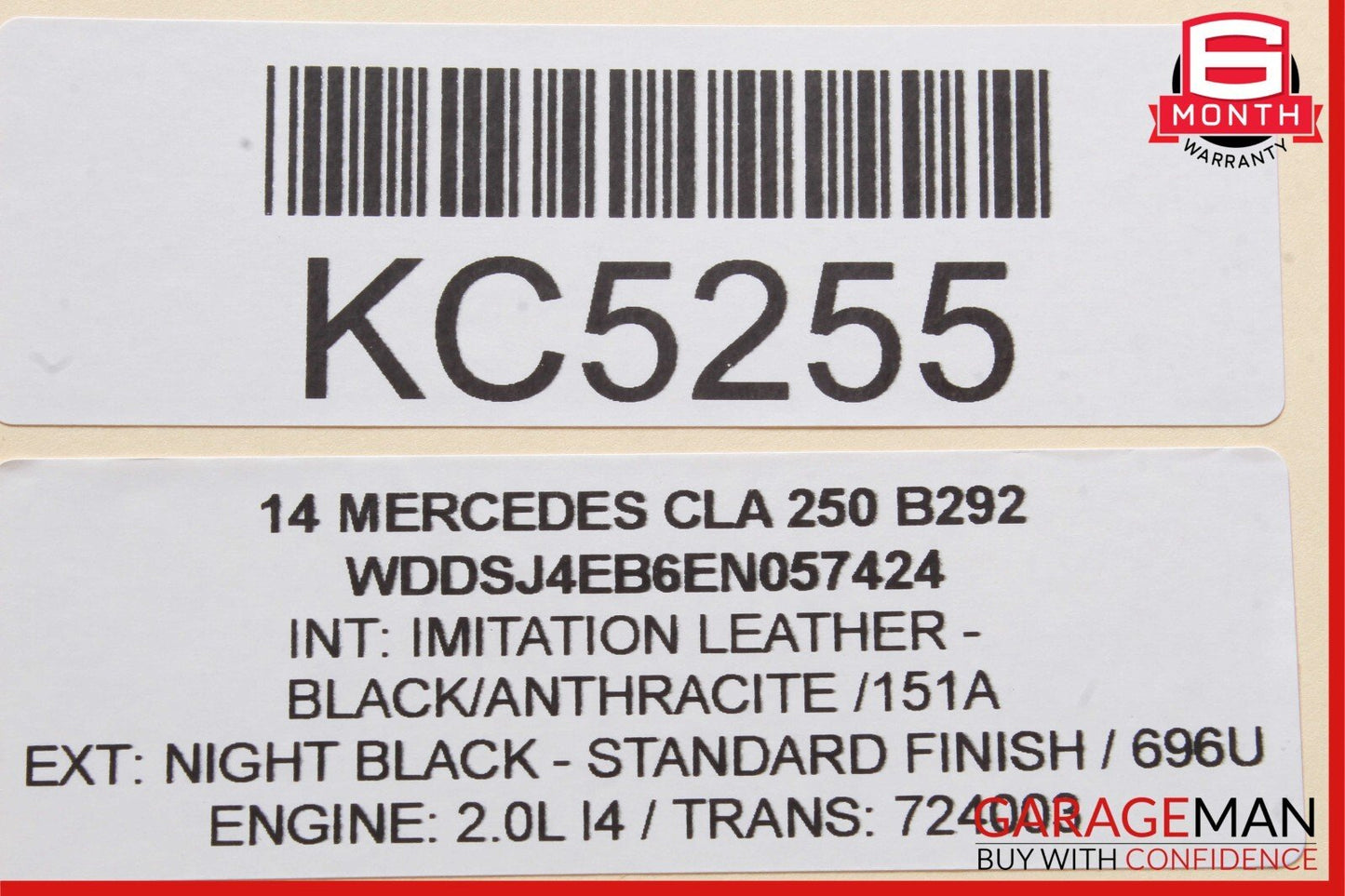 14-18 Mercedes W117 CLA250 C300 Rear Trunk Lid Lock Latch Actuator Mechanism OEM