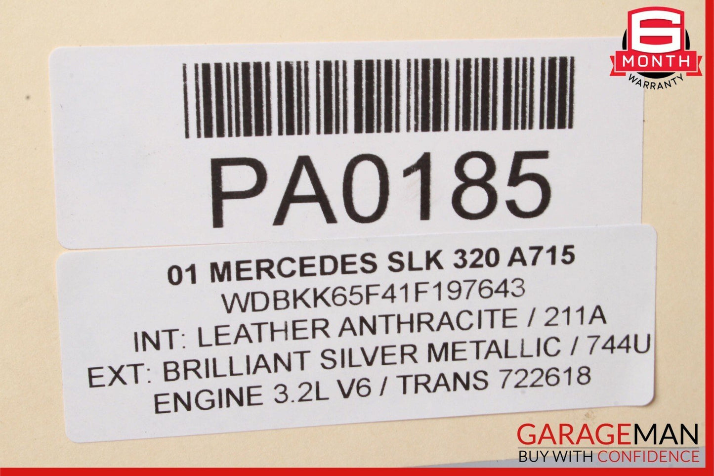 97-04 Mercedes R170 SLK320 Front Right Side Suspension Lower Control Arm