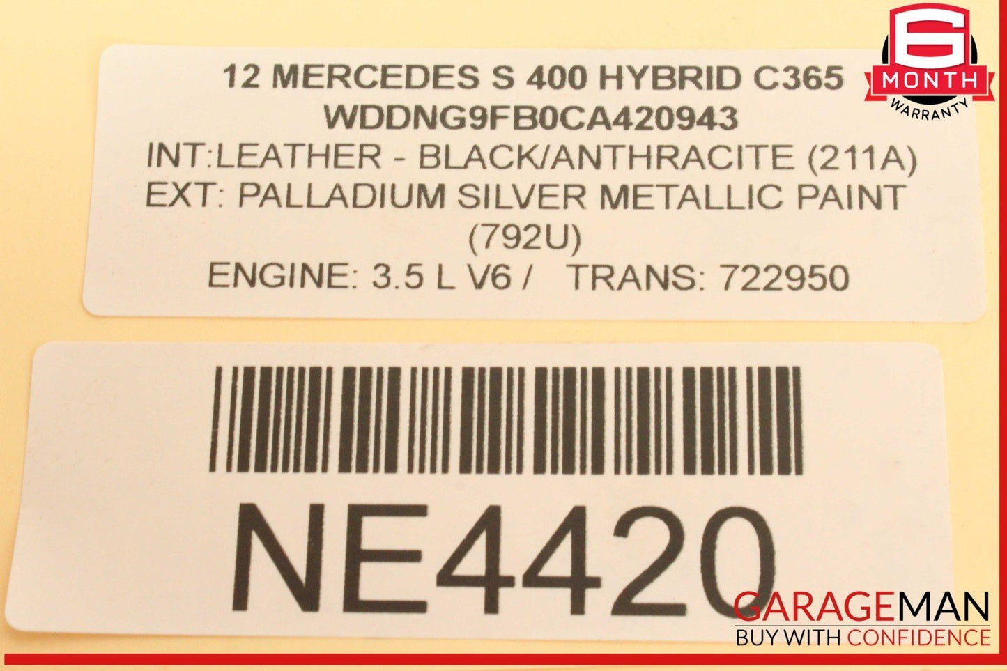 10-13 Mercedes S400 Hybrid Battery Power Voltage Inverter Converter OEM