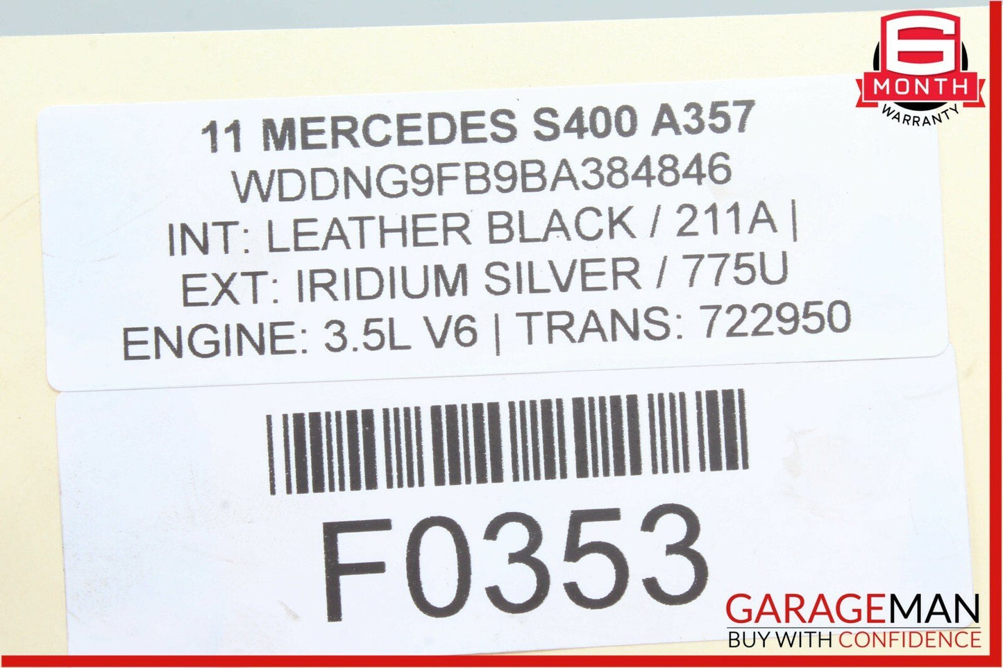07-13 Mercedes W221 S550 S400 Rear Left Side Door Harness Wire Wiring Assembly