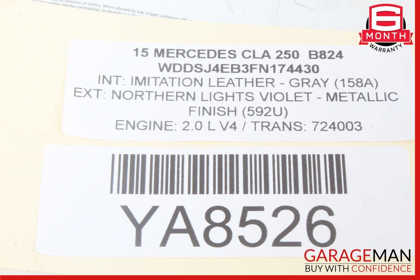 14-19 Mercedes W117 CLA250 CLA45 AMG Rear Right Side Door Lock Latch Actuator OEM