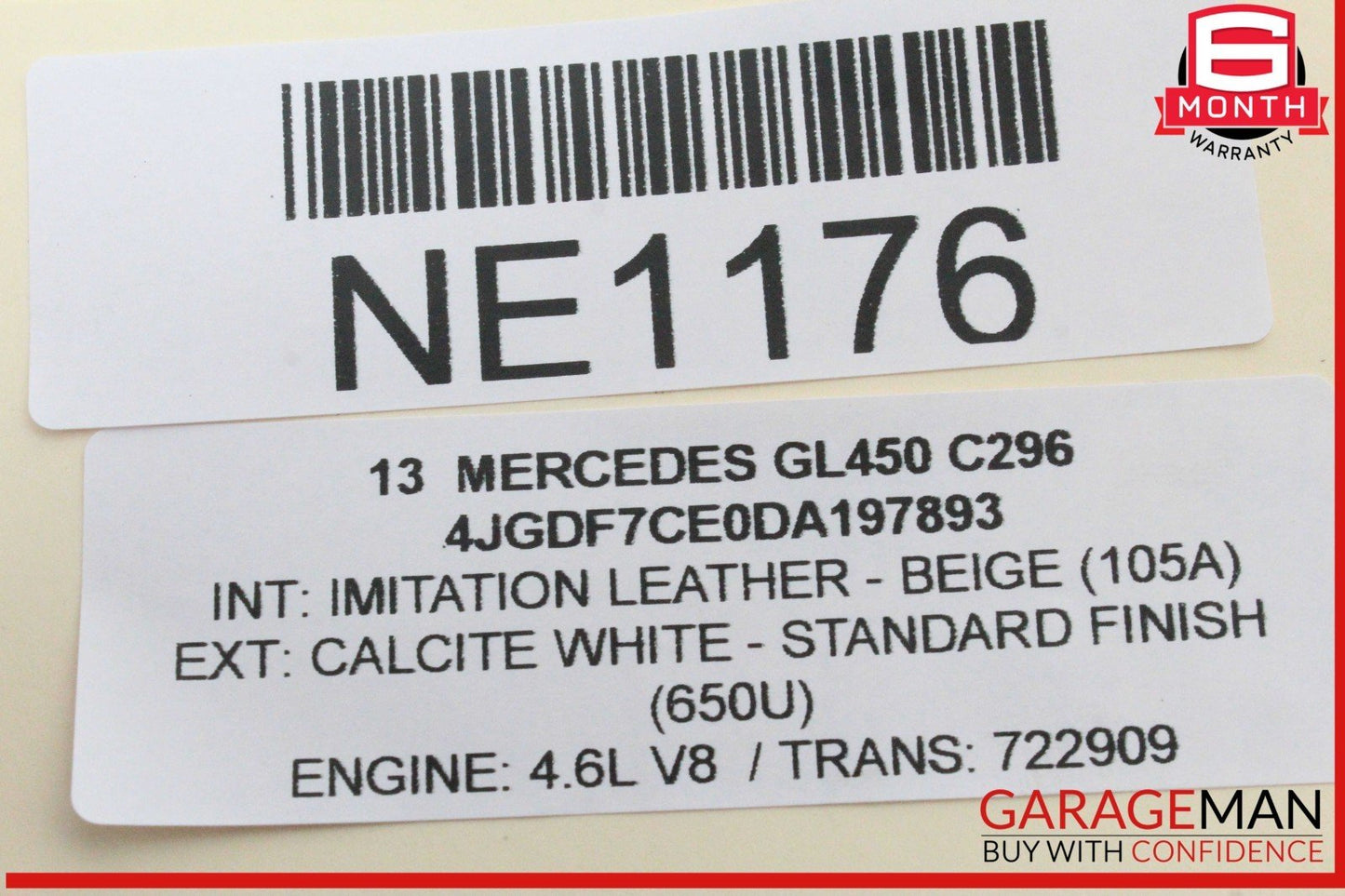 12-20 Mercedes X166 GL450 CLA45 AMG Front Right Side Door Control Module OEM