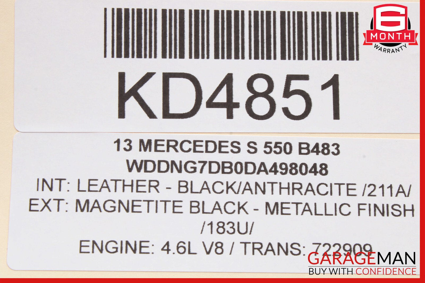 10-14 Mercedes W221 S550 CL550 Power Steering Fluid Reservoir 2214660302 OEM