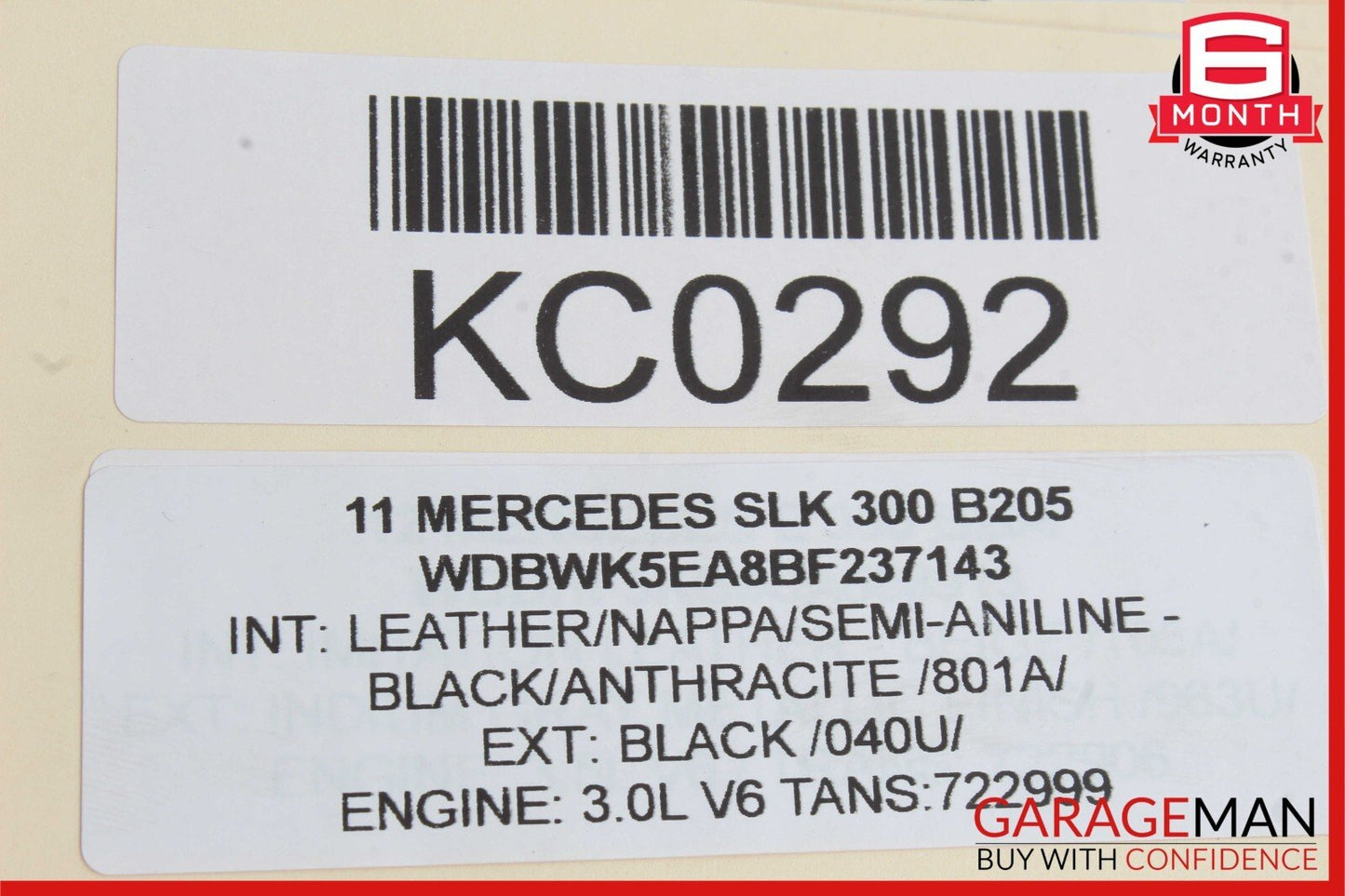 00-11 Mercedes SLK300 CLK500 CL500 S430 E320 Anti Theft Alarm Module Unit OEM