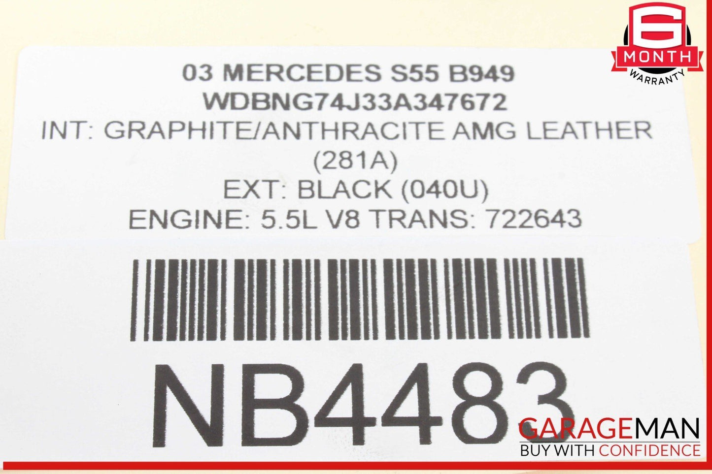 00-06 Mercedes W220 S55 AMG ABC Hydraulic Suspension Distributor Valve Block OEM