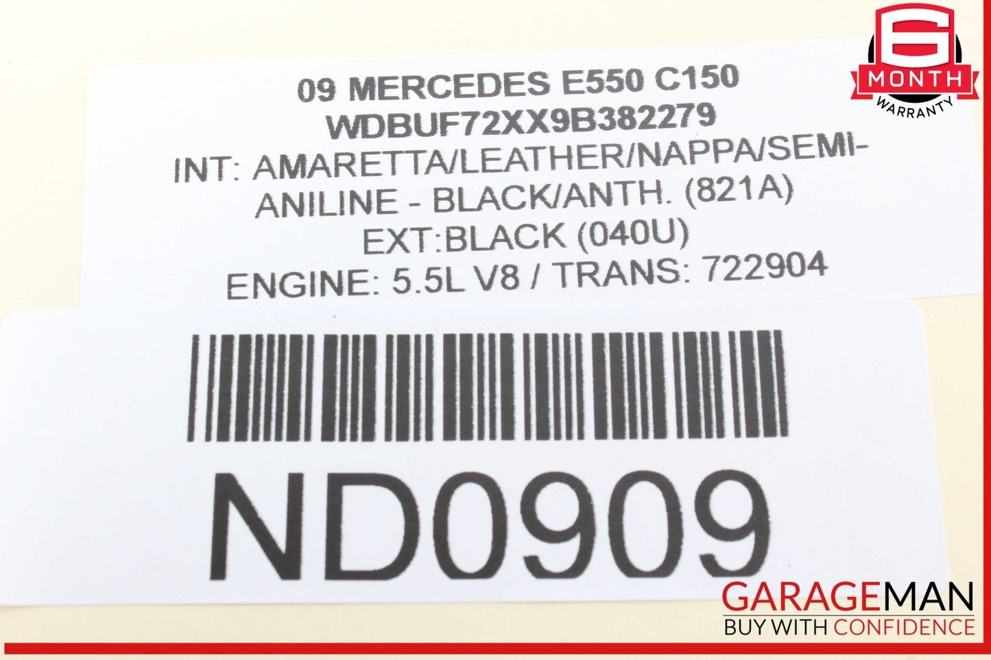 07-09 Mercedes W211 E550 E350 Rear Right Side Door Control Module 2118703485 OEM